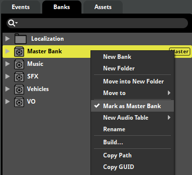 Master bank flag