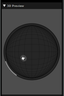 3D Preview with the emitter moved