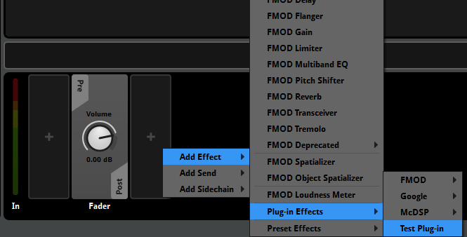Add Plug-in Effect