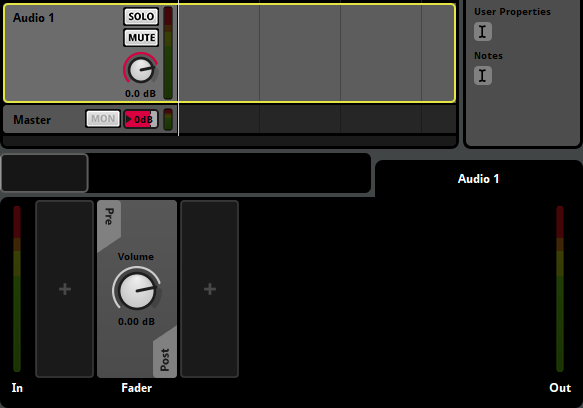 Audio track and deck