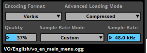 Custom Platform Encoding Setting