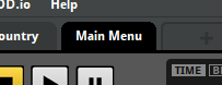 Editor tab with event name