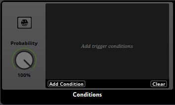 Loop region conditions panel
