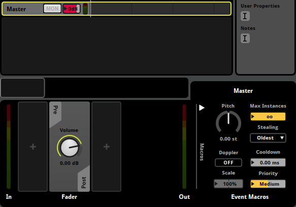 Master track and deck