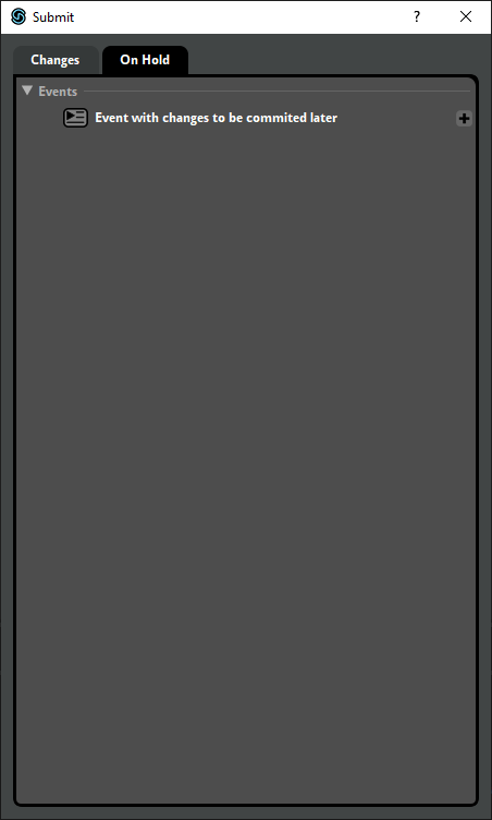 The On Hold Tab