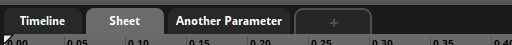Parameter Tab Bar