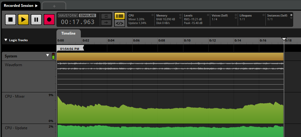 Recording Playback