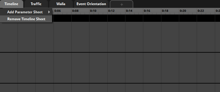 Removing an event timeline