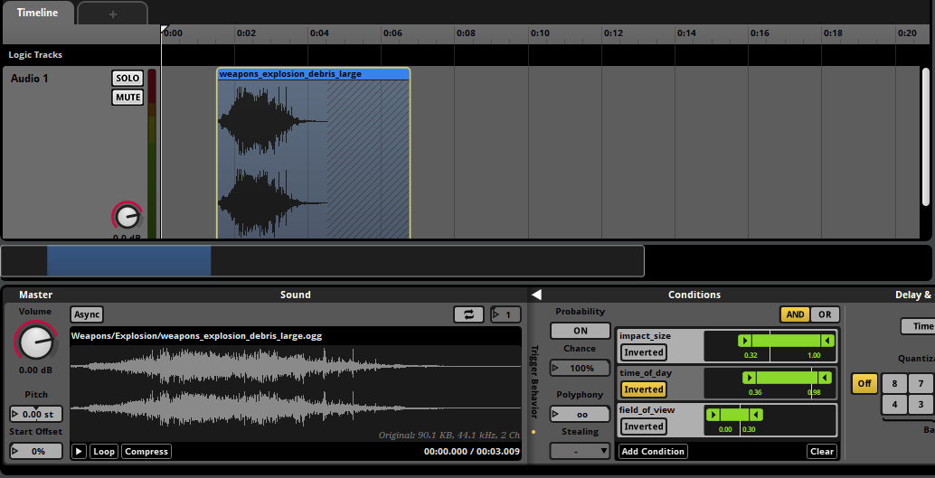 Combining conditions