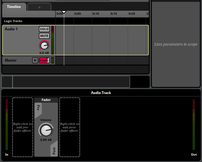 Audio track and deck