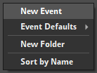 Context menu