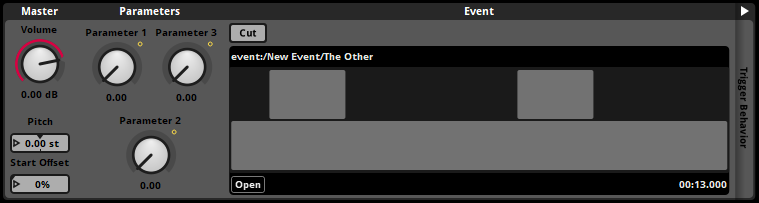 Event Instrument Deck Panel
