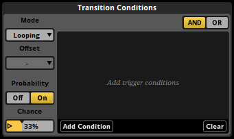 Probability condition