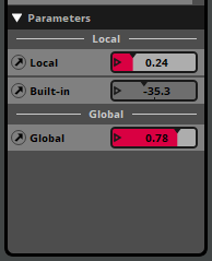 Parameters in the Sandbox Window's Overview Pane