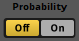 Probability Toggle Button