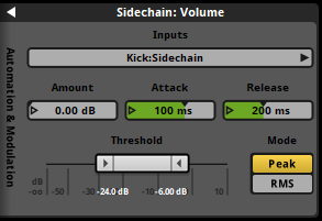 Sidechain modulator