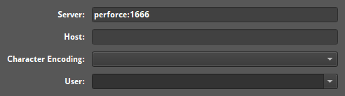 The Server and User Fields