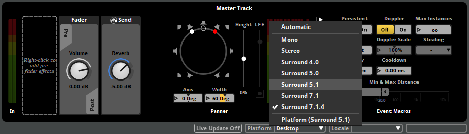 Changing channel format
