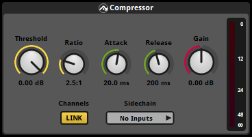 A compressor effect. The compressor effect