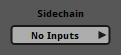 The sidechain dropdown menu. Sidechain dropdown menu