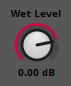 The wet level dial. Wet level