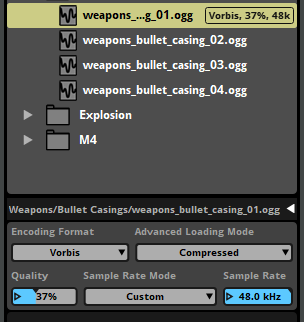 Custom Encoding Settings
