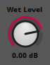 The wet level dial. Wet level