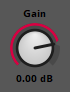 The gain dial. Gain
