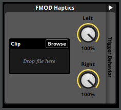 Haptics Instrument Deck Panel