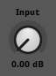 The input dial. Input
