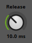The release dial. Release