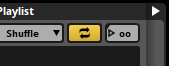 Loop Playlist Toggle Button