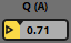 The Q (A) number box. Q (A)