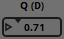 The Q (D) number box. Q (D)