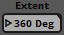 The extent number box. Extent