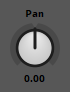 The pan dial. Pan