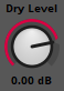 The dry level dial. Dry level