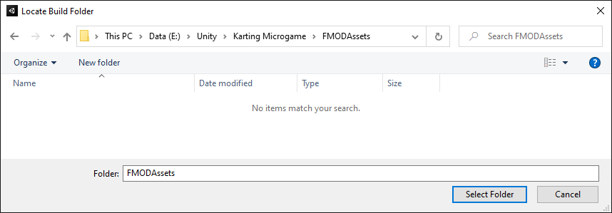 Locate Build Folder
