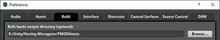 Studio Build Directory