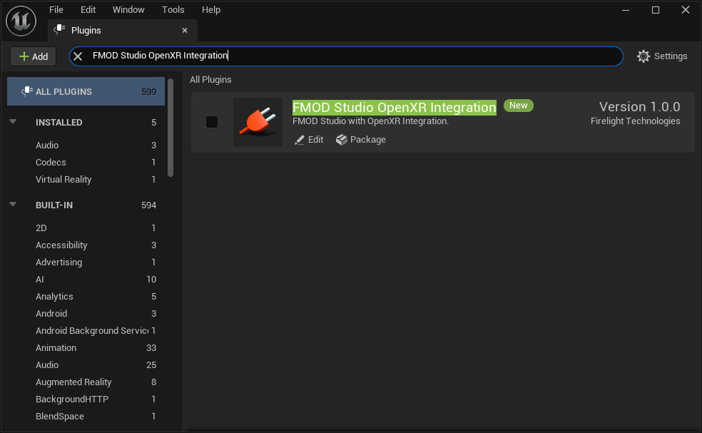 FMOD Studio OpenXR Integration