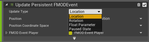 UE4 Update Type