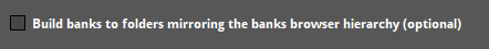 Bank folder mirroring