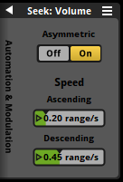 Seek modulator